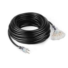 NEMA 5-15P para NEMA 5-15R Triplet Outlet Us Extension Cord